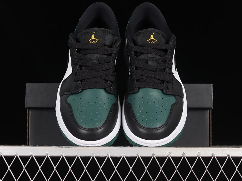 All categories Air Jordan Jordan series basketball shoes Air Jordan 1 Low G version pure original Air Jordan 1 Low Golf "Noble Green" AJ1 Joe 1 new golf version white green DD9315-107
